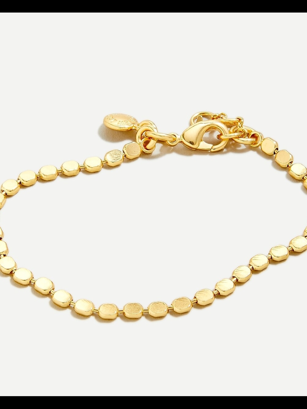 J Crew Gold Dot Chain Set Necklace & Bracelet - Picture 2 of 9
